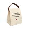 Canvas Lunch Bag With Strap